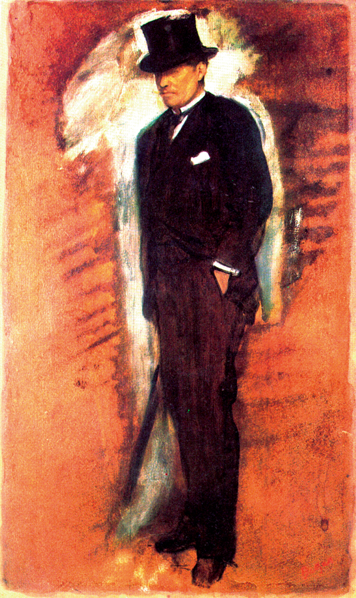  埃德加·德加 Edgar Degas—— 男子肖像